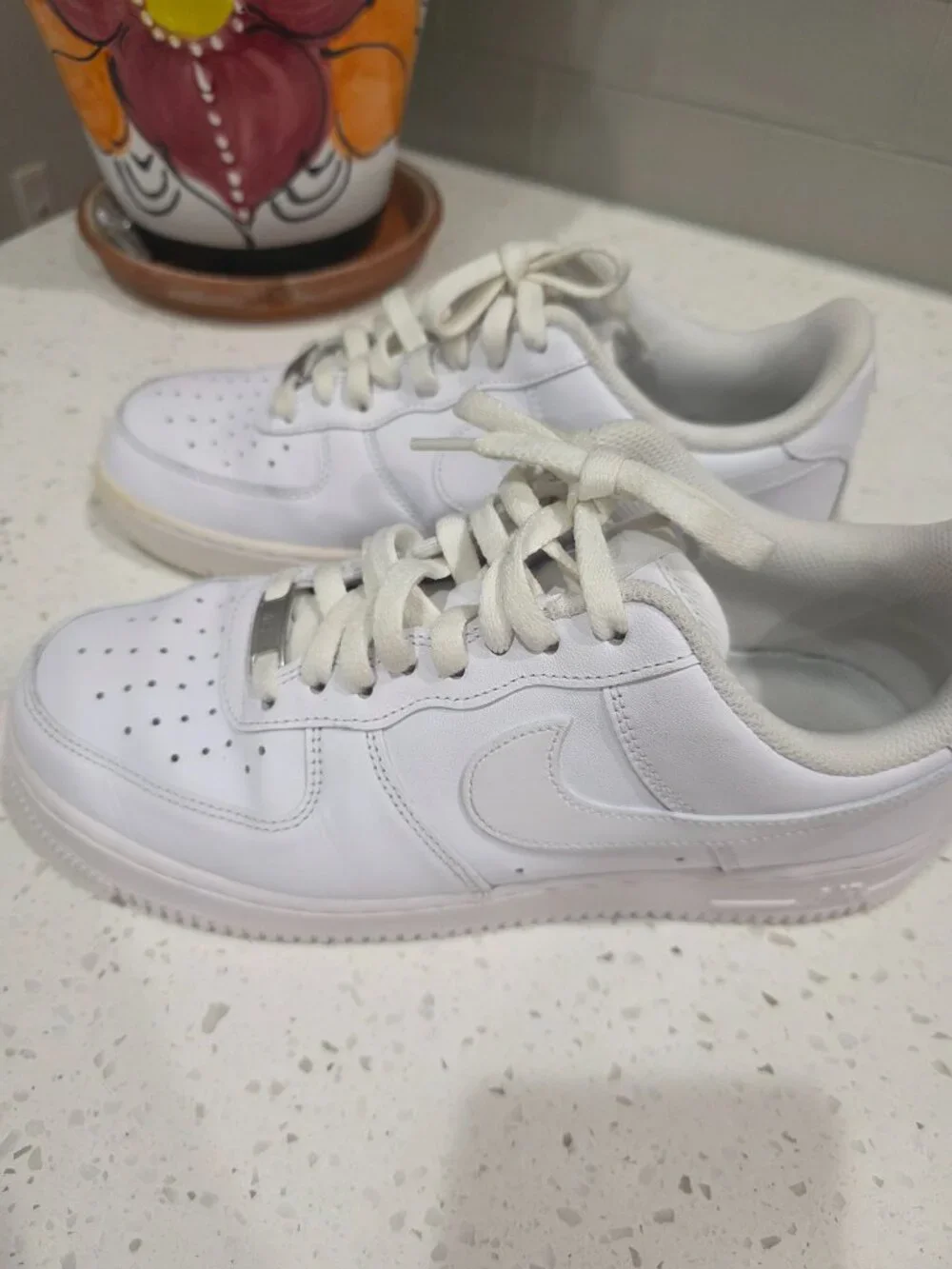 Nike Air Force 1 Low '07 Triple White Size 8.5M / 10W CW2288-111